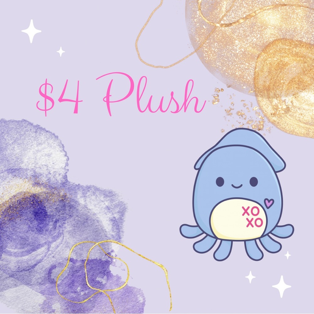 $4 Unlisted Plush for Live Shows